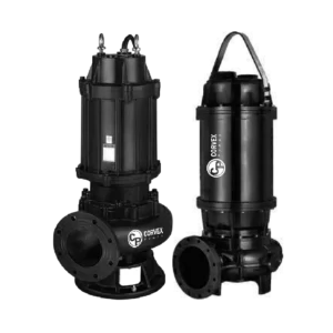 Submersible pump for dirty water